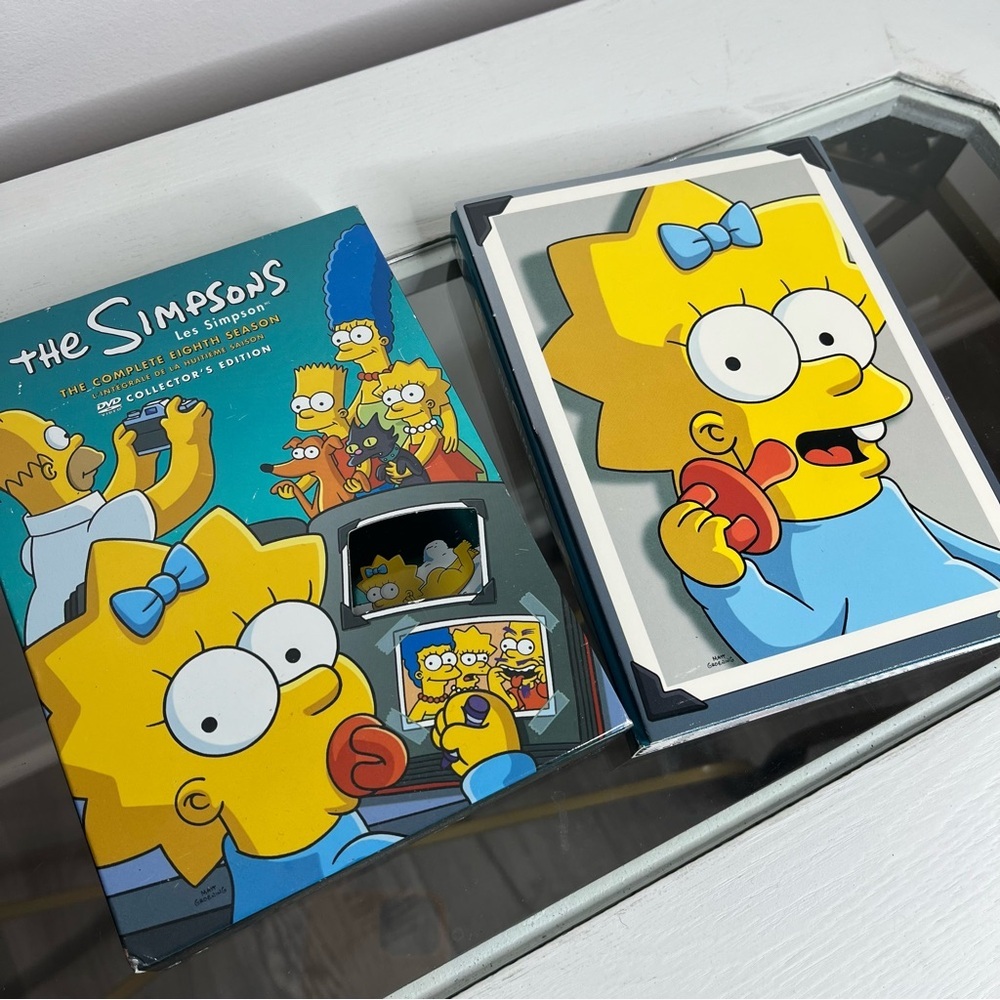 The Simpsons Complete 8th Season DVD Collector's Edition Maggie 4 Disc Box Case